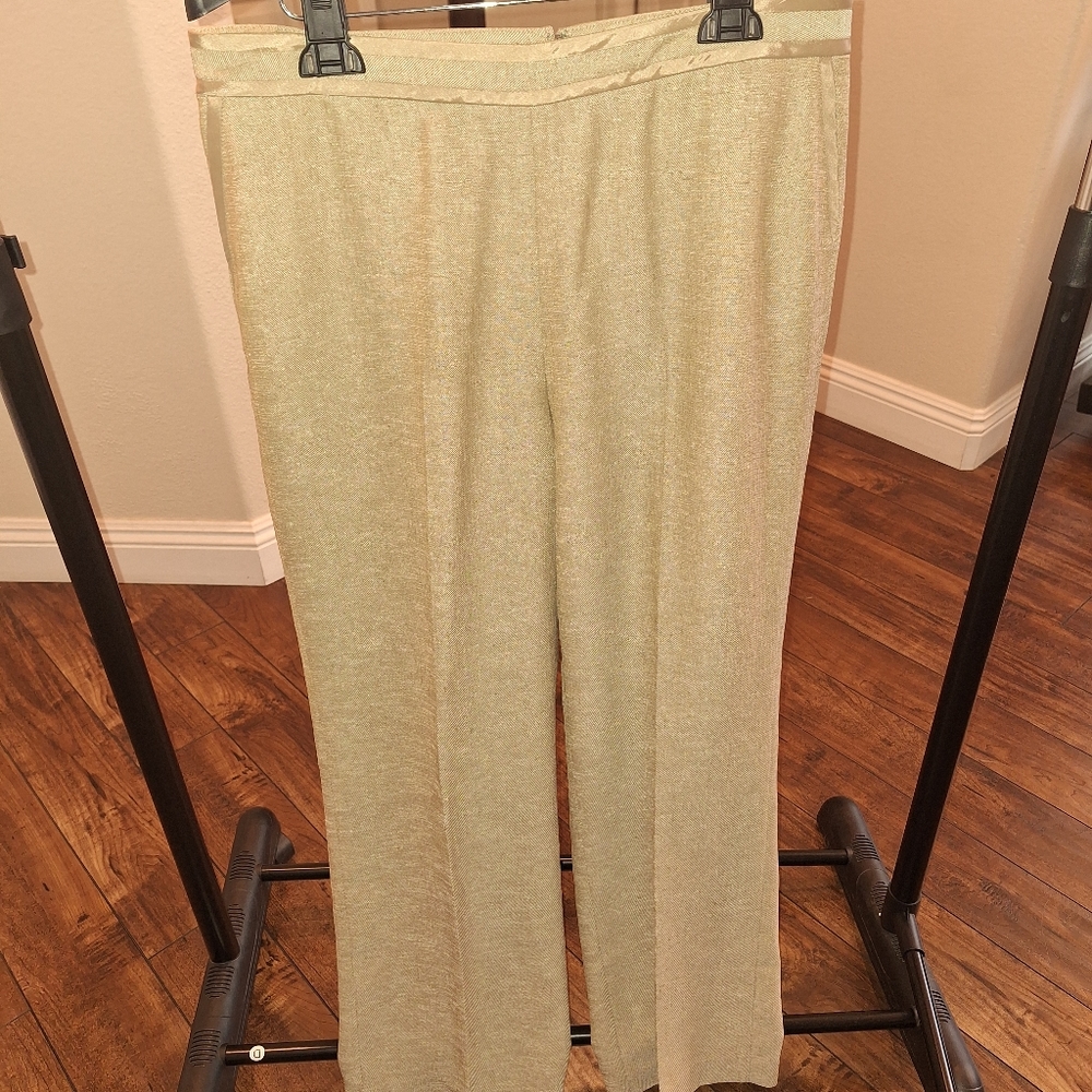 Ladies Kasper Dress Pants with Detail Piping